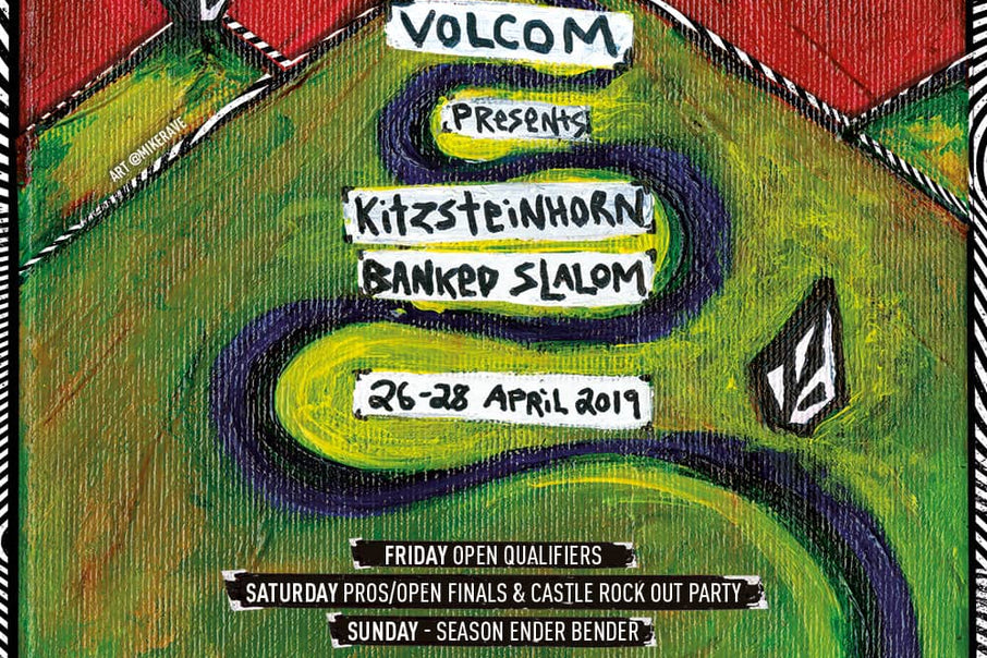 Volcom Banked Slalom a Kitzsteinhorn & Volcom Castle Rockout avec The Shrine