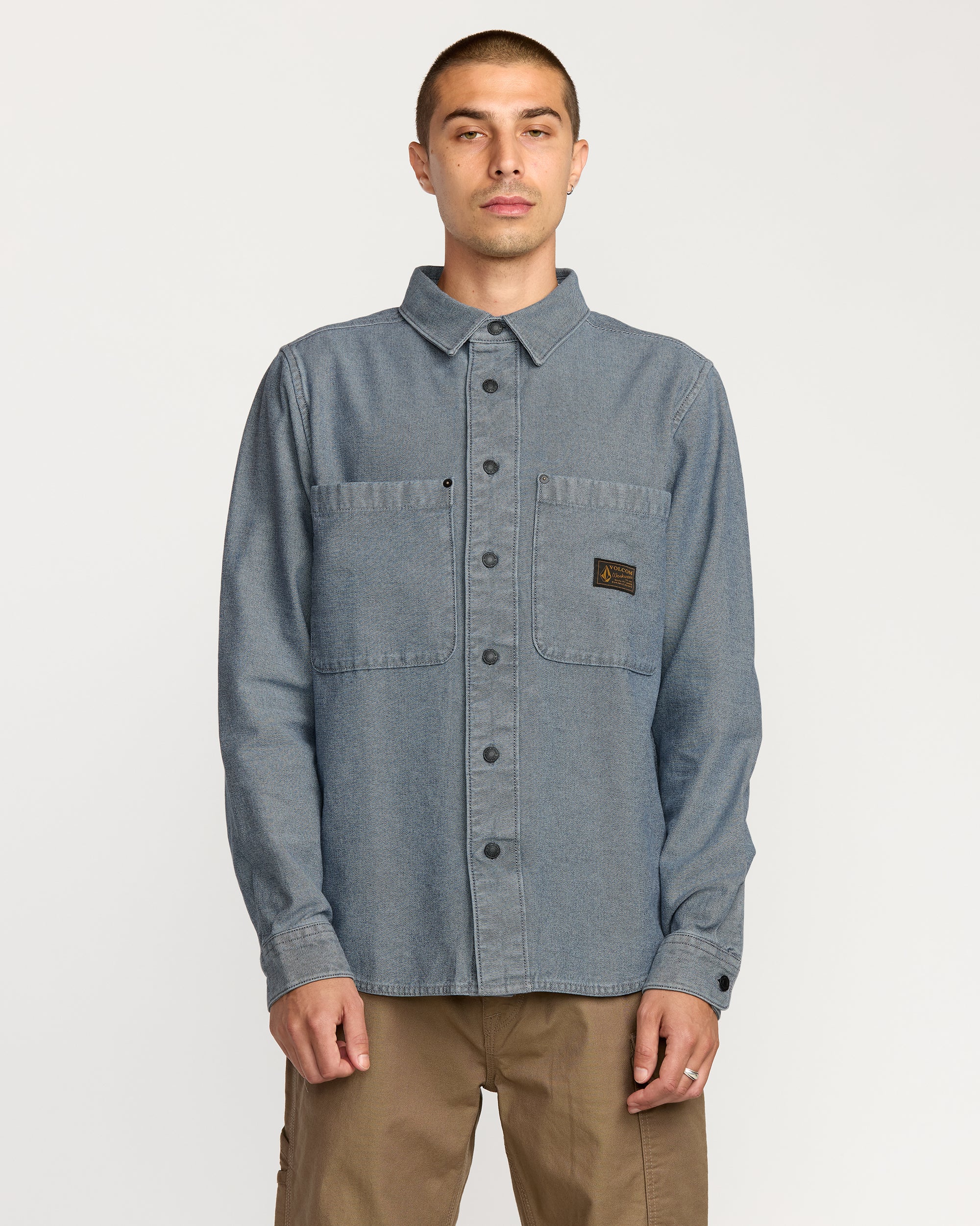 T-shirt Volcom Stone Homme - Gris - Taille XL - État Très Bon