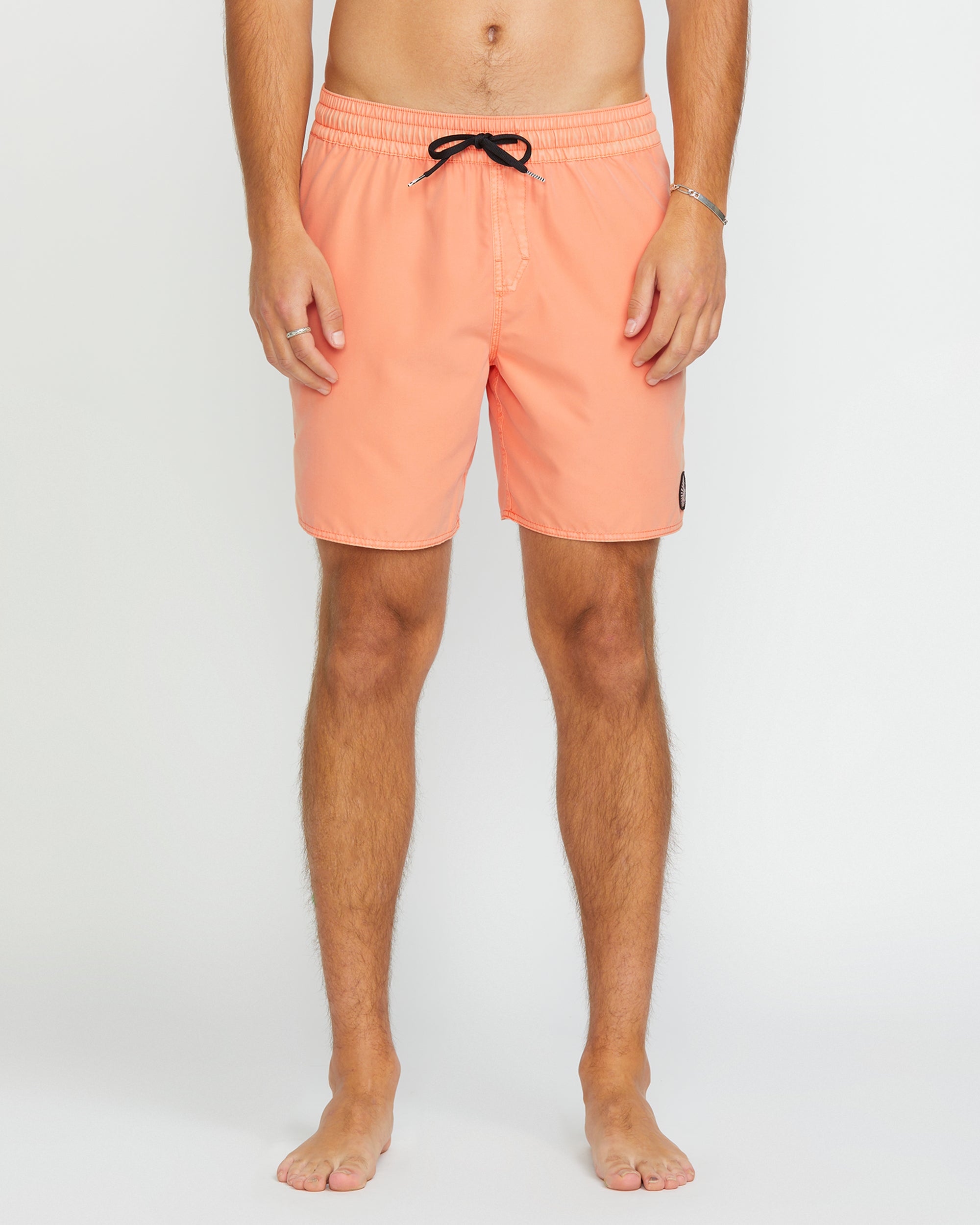 Volcom Boardshort Center Trunk 17 Bordeaux Brown - Short De Surf Homme Marron