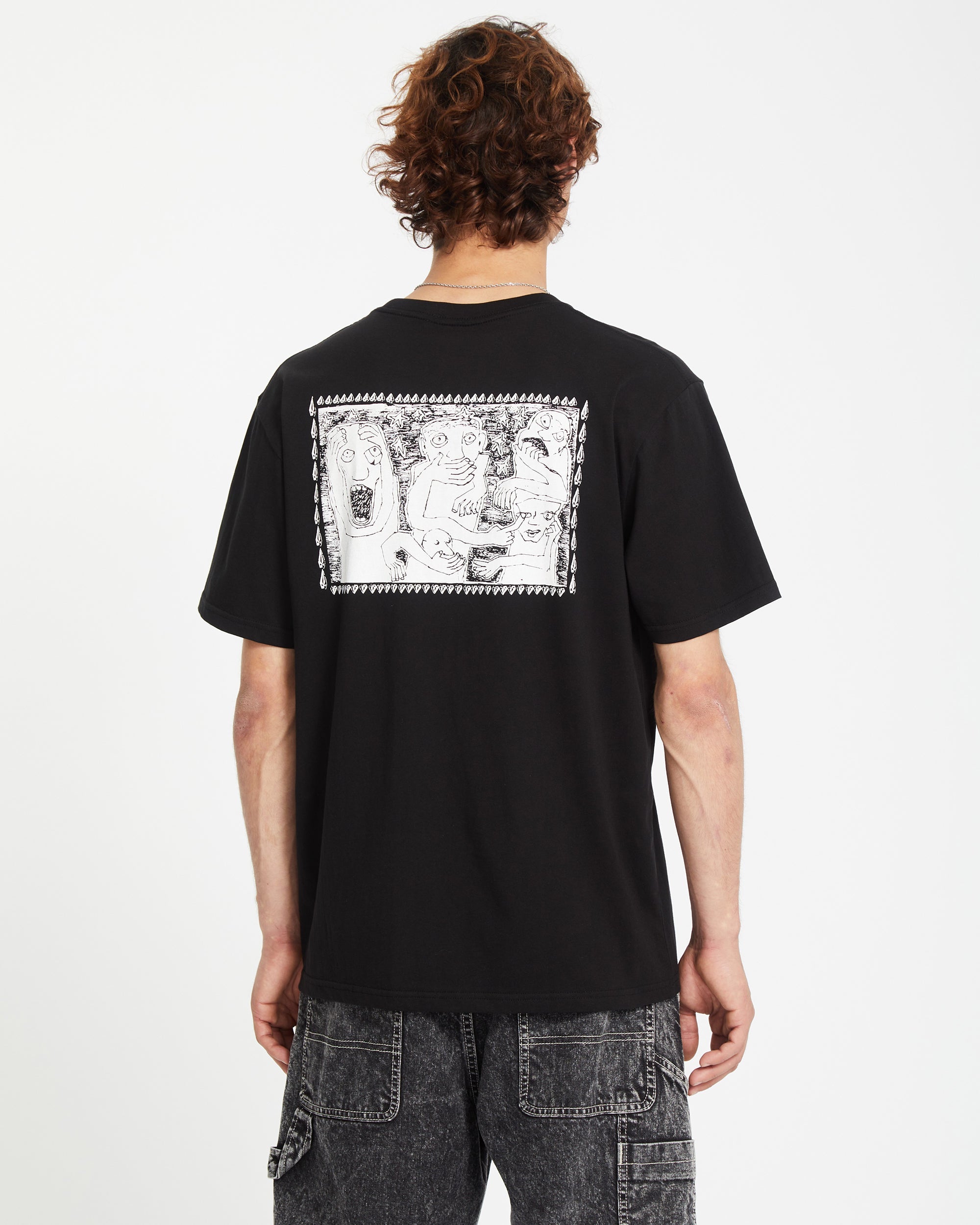 Volcom TEE - T-shirt imprimé - black/noir