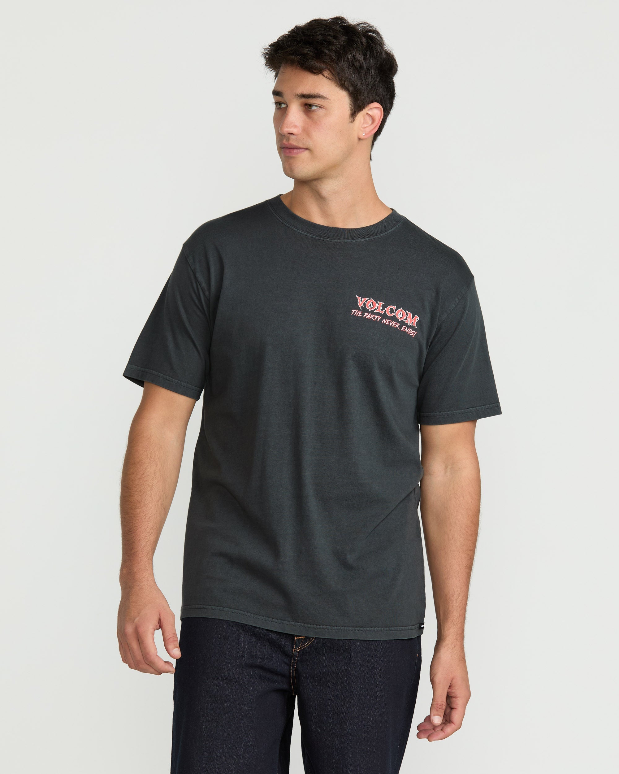 T-shirt Volcom Stone Homme - Noir - Taille M - 100% Coton - Occasion Parfait état