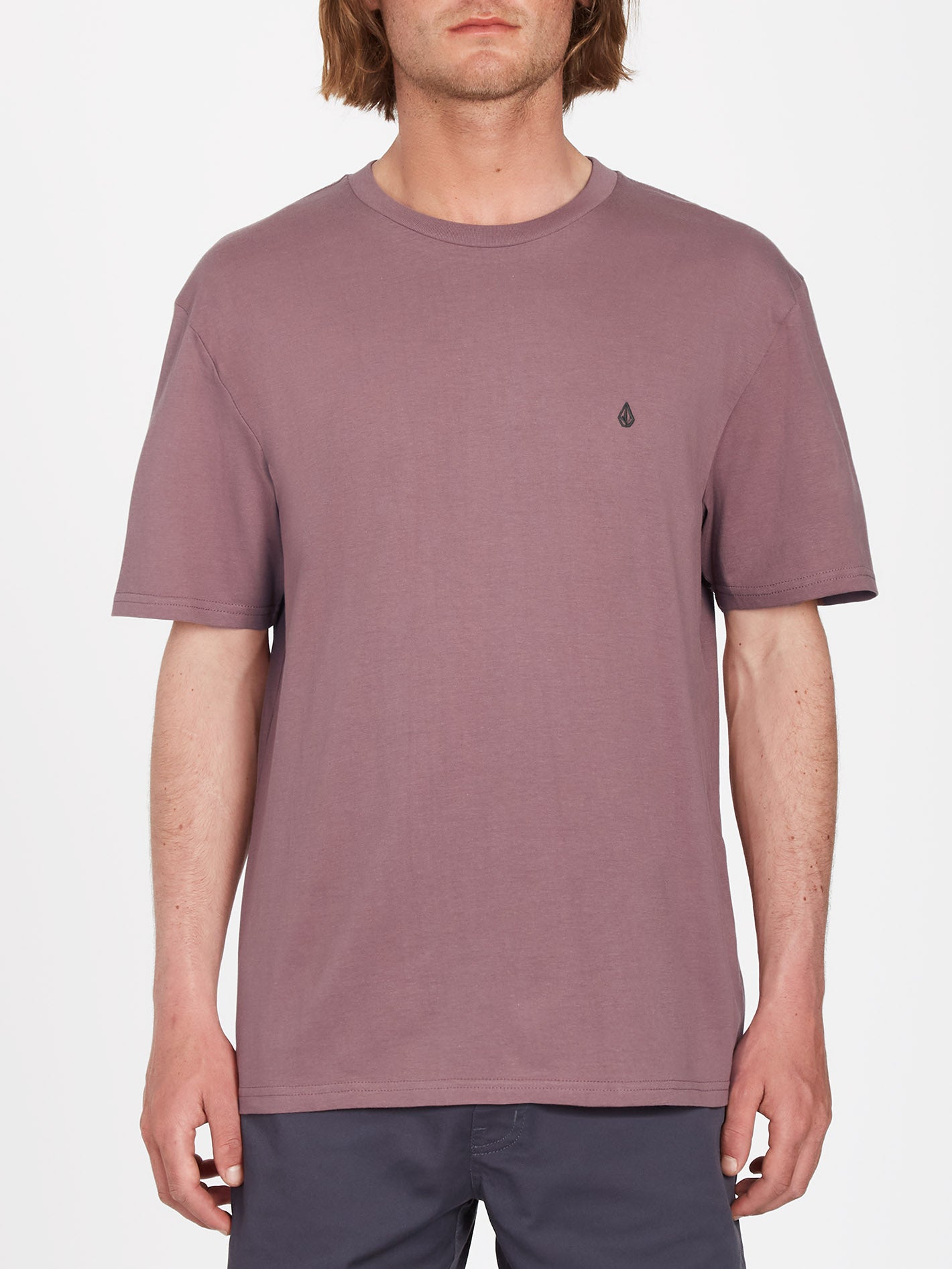 T-shirt Homme VOLCOM Stone - Taille M, Noir - Manches Courtes, Col Rond - Neuf Avec étiquettes
