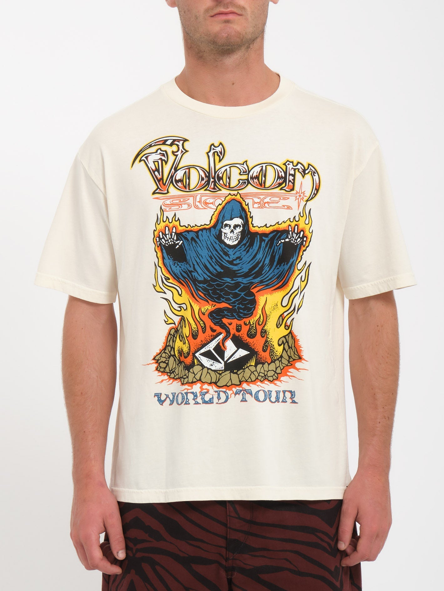 T-Shirt 'Stone Blanks' Volcom en Gris Chiné | ABOUT YOU T-Shirt 'Stone Blanks' Volcom en Gris Chiné | ABOUT YOU