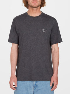 Circle Blanks Heather T-shirt - HEATHER BLACK (A5712316_HBK) [F]