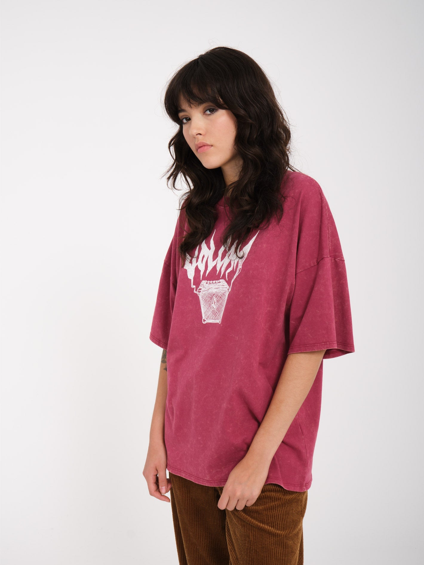 T.shirt femme occasion Volcom Taille M T.shirt femme occasion Volcom Taille M