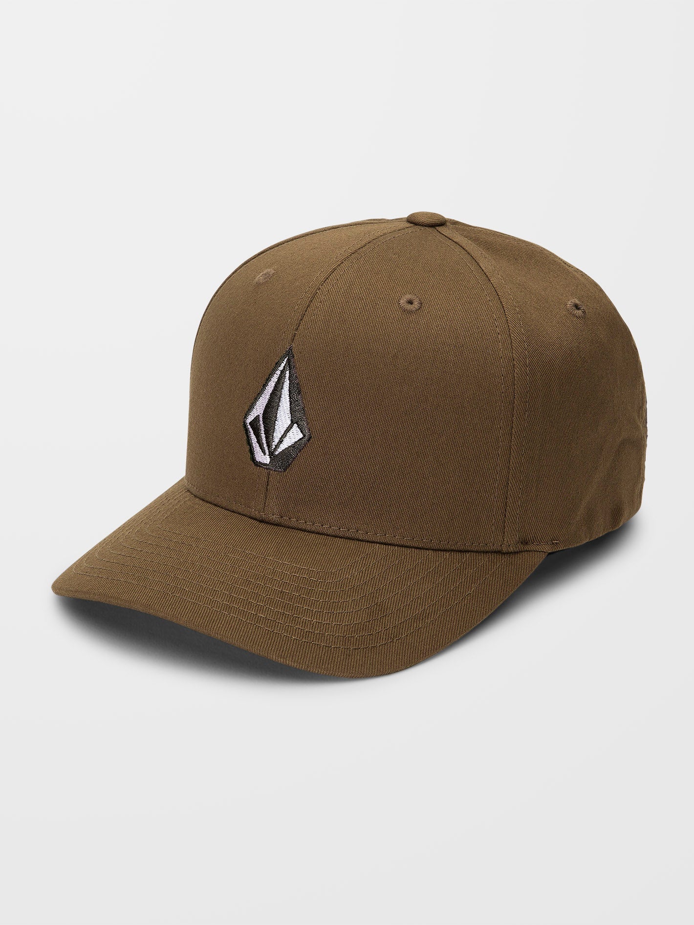 Casquette Volcom Flexfit 6 Panneaux Homme - Kaki (Full Stone Flexfit)