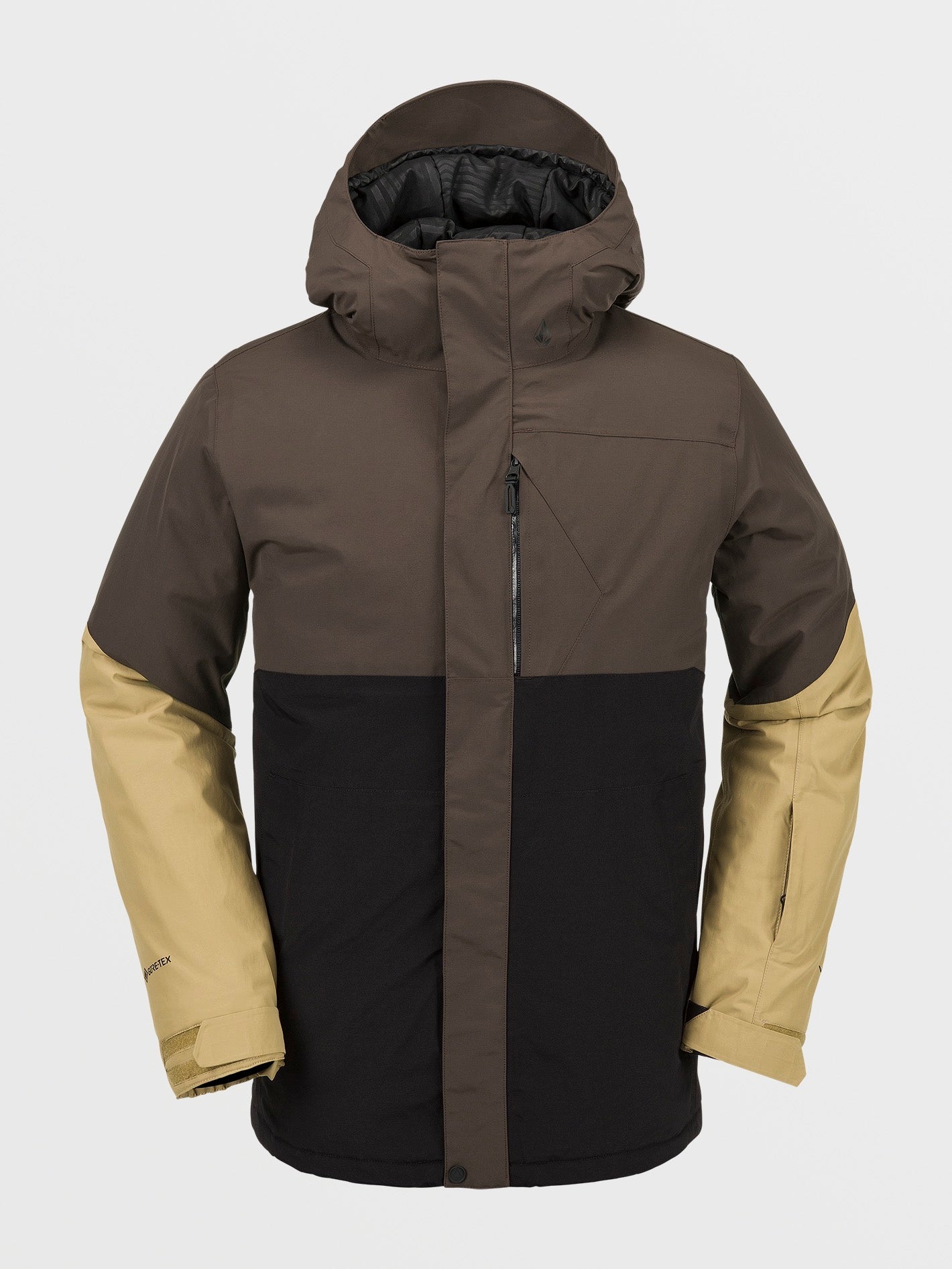 スノーボード VOLCOM MENS L GORE-TEX JACKET - BROWN Veste Gore-Tex L Insulated - BROWN - Homme - Volcom France