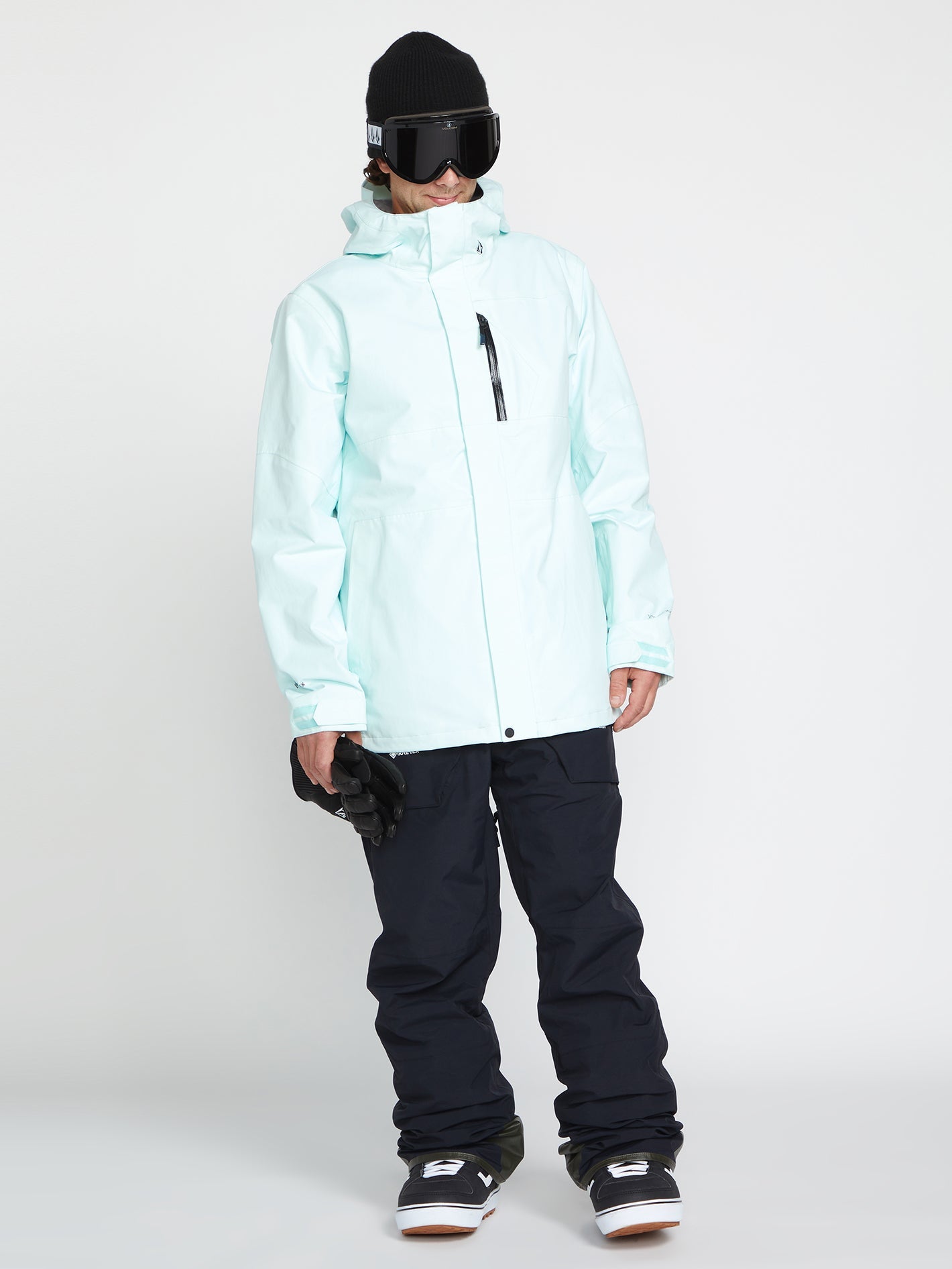 スノーボード VOLCOM Men's Gore-Tex Jacket - Sky (XL) G0652302_SKY_F_3b7c1e0d-b42b-