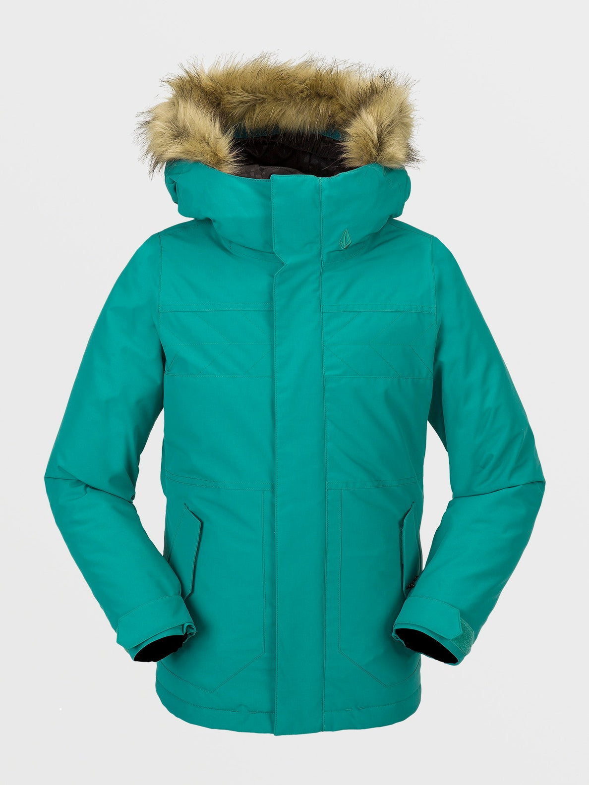 So Minty Insulated Jacket - VIBRANT GREEN - (KIDS) (N0452400_VBG) [F]