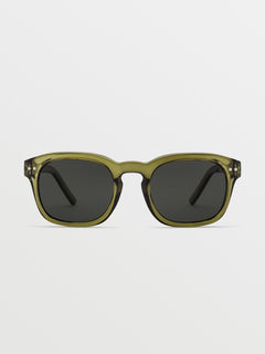 Earth Tripper Green Sunglasses (Gray Polar Lens) - GREEN (VE03706002_GRN) [B]