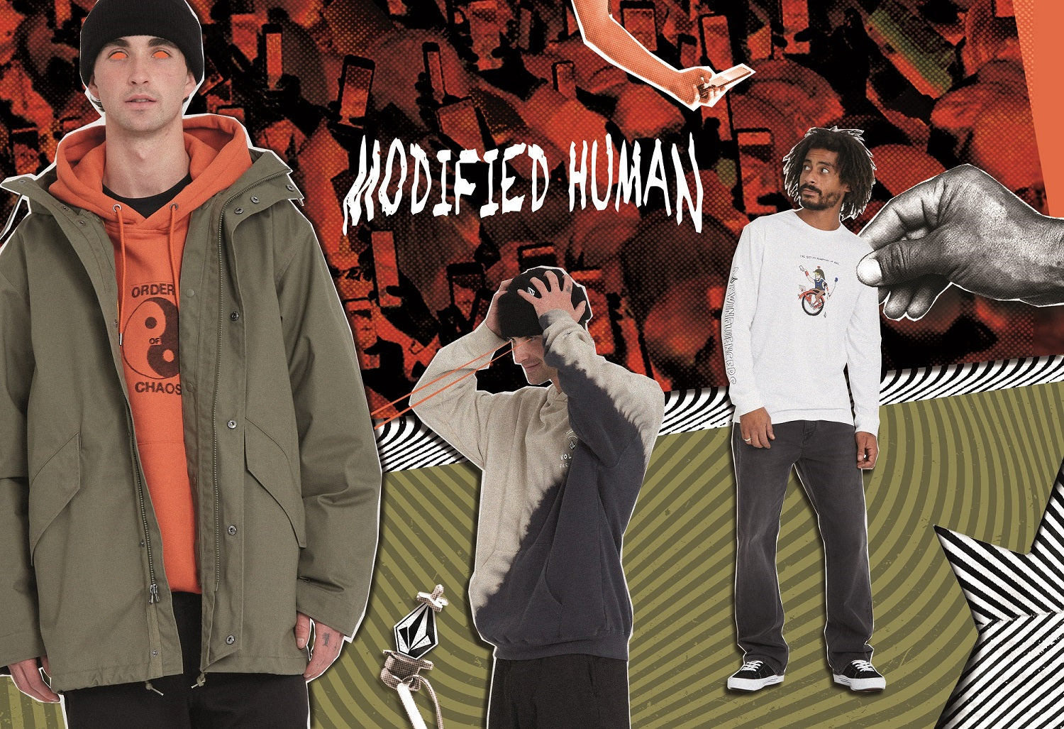 MODIFIED HUMAN (Featured Artist : Pentagram Pizza) – Volcom France