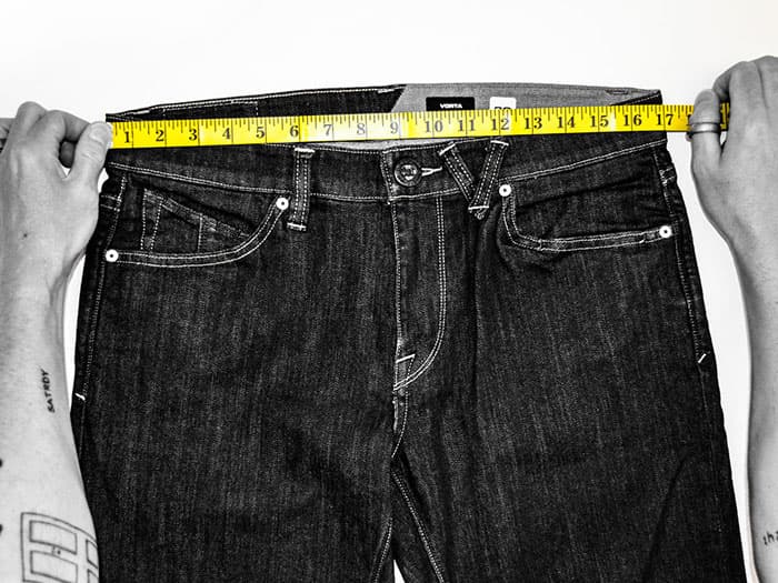 Volcom Men&#039;s Jeans Fit Guide and Size Charts