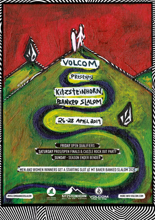 Volcom Banked Slalom a Kitzsteinhorn & Volcom Castle Rockout avec The Shrine