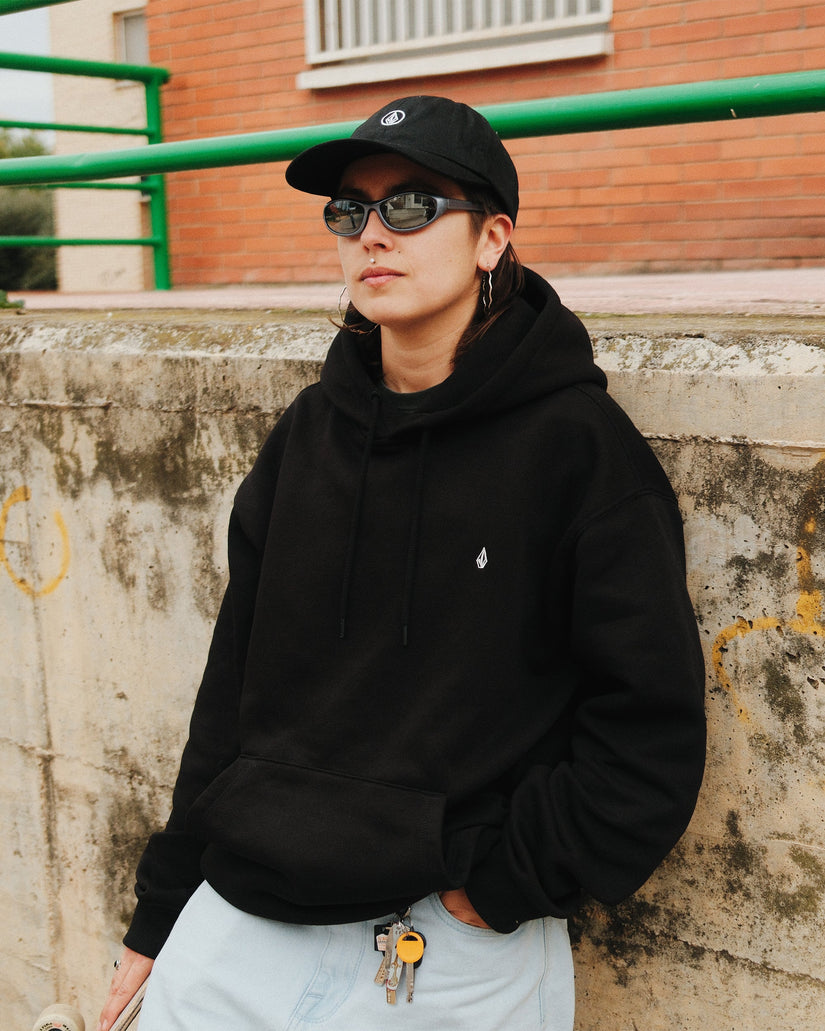 Sweat À Capuche Single Stone - Black