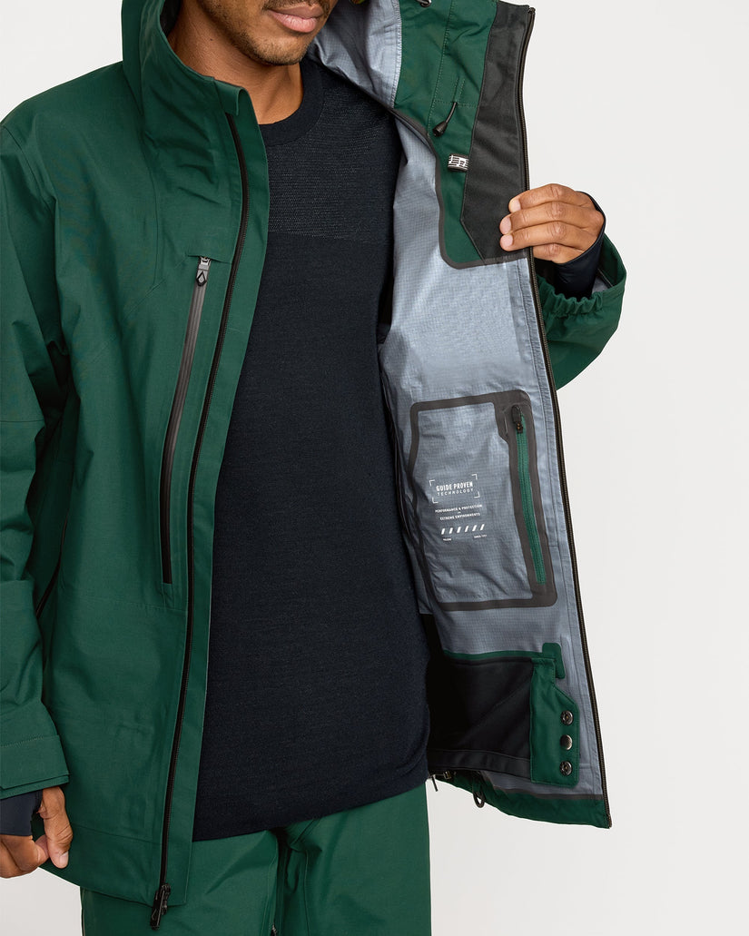 Veste Gore-tex Pro Shell Anyox Guide - Black Green