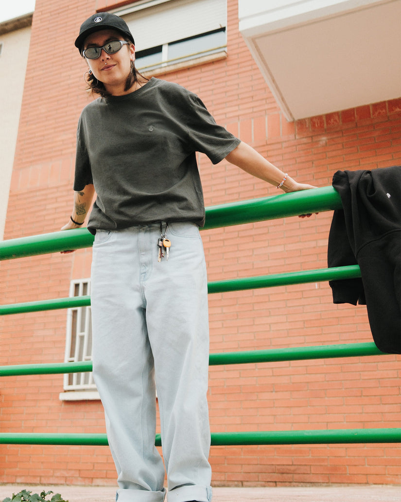 T-Shirt Solid Stone - Black