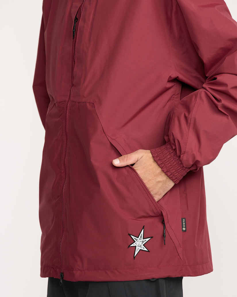 Veste Gore-Tex Longo - Burnt Red