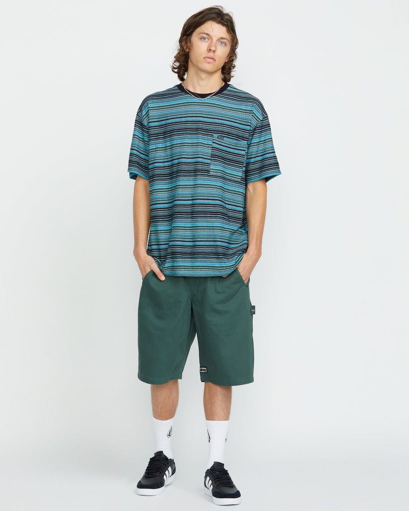 T-shirt Slide Stone - DARK BLACK HEATHER
