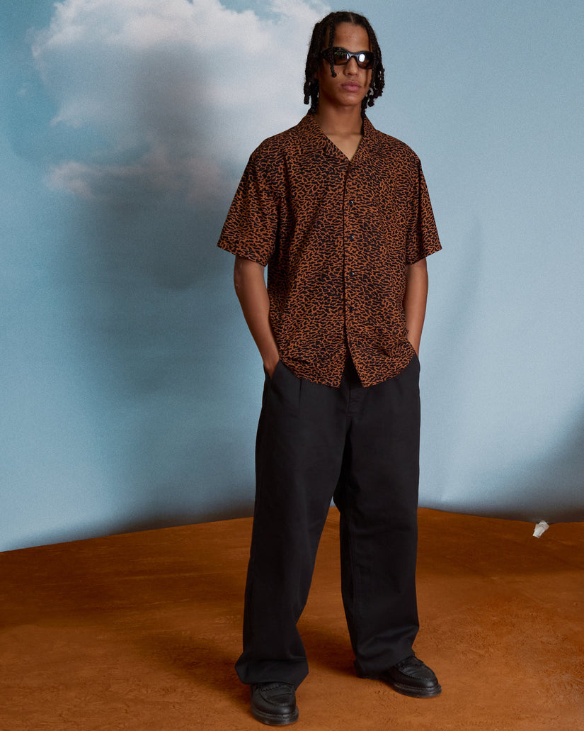 Chemise Utopias Print - Brown Horn