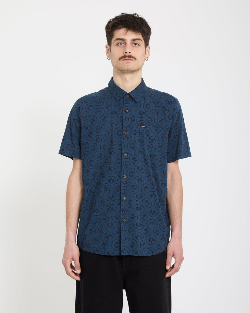 Chemise Scaler Stone Woven - Midnight Blue