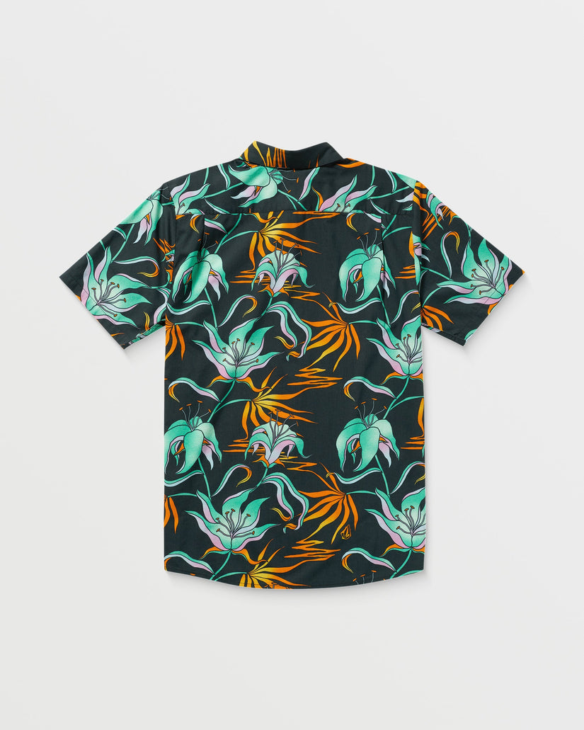 Chemise Brainmelter Floral - Black Green
