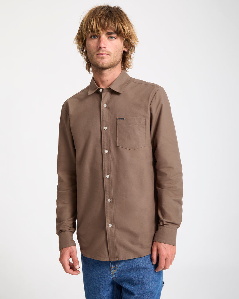 Chemise Veeco Oxford - Brown Stone