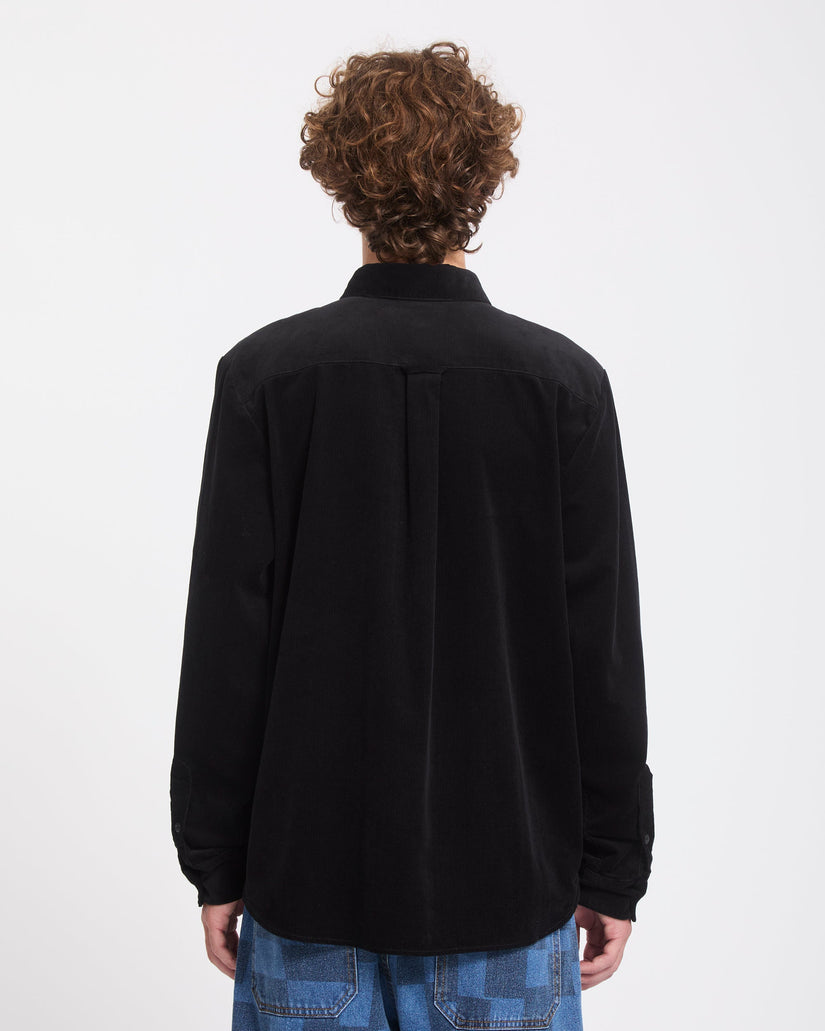 Chemise Zander Corduroy - Black Combo