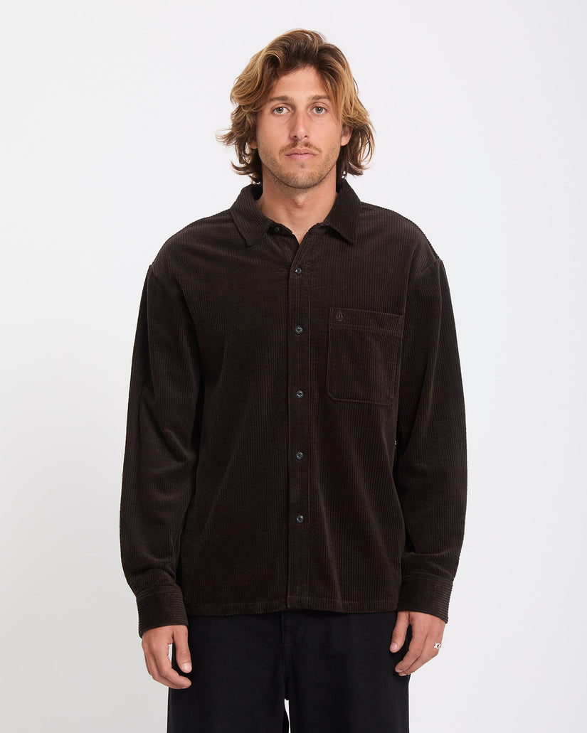Chemise Fostered II Corduroy - Cacao