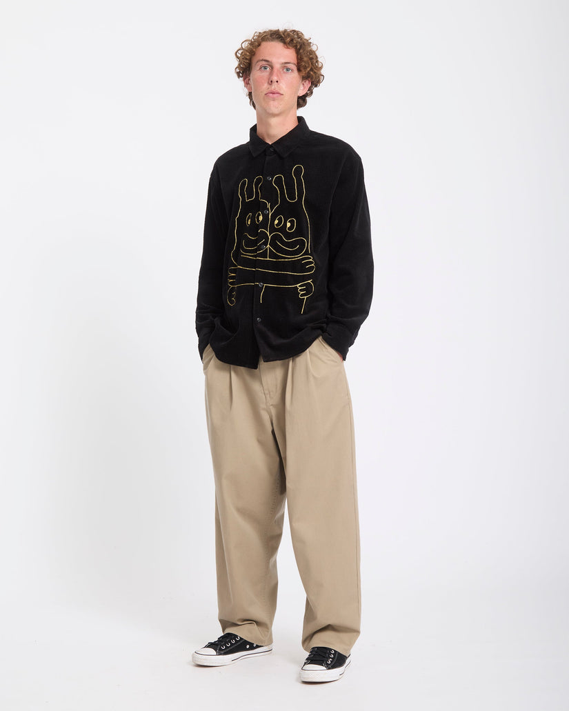 Chemise Ozzy Corduroy - Black