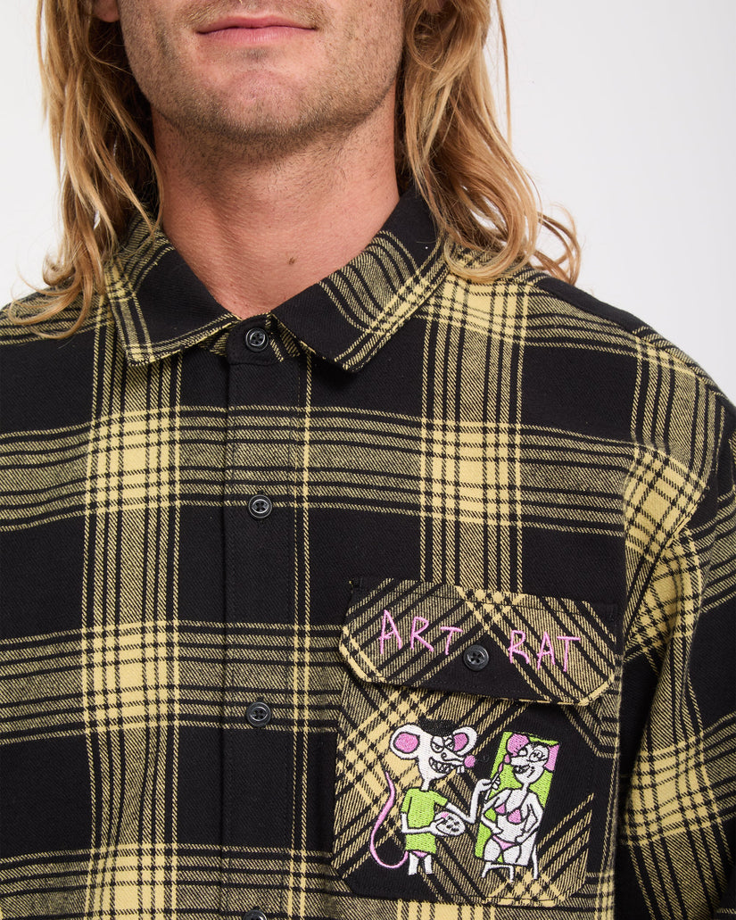 Chemise Ozzy Plaid - Mustard