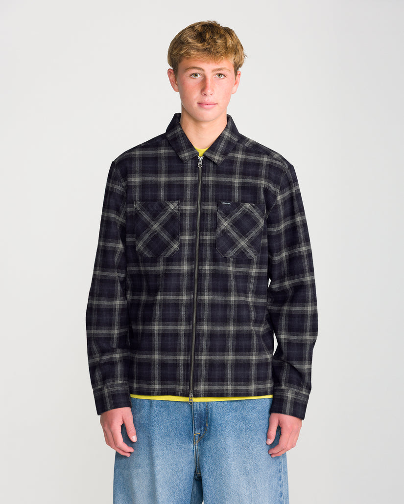 Chemise Fieldstone Zip Up - Black