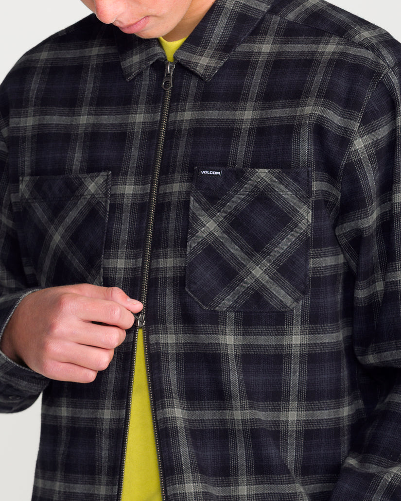 Chemise Fieldstone Zip Up - Black
