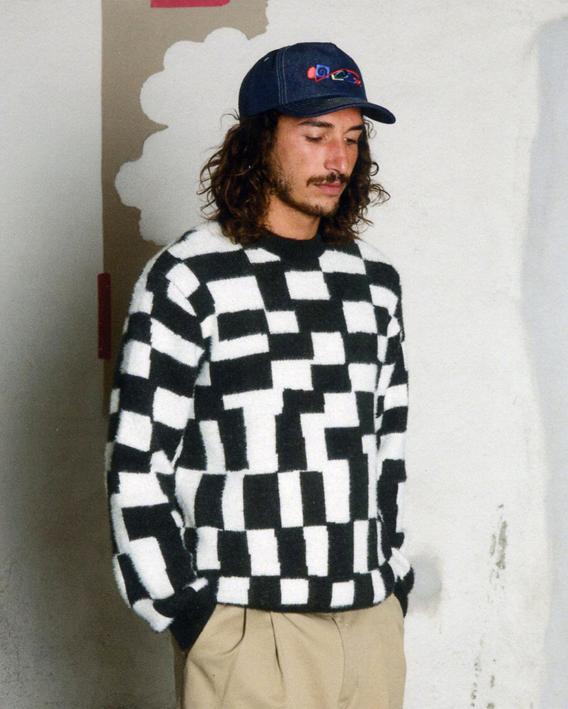 Pull Carrau Check - Black