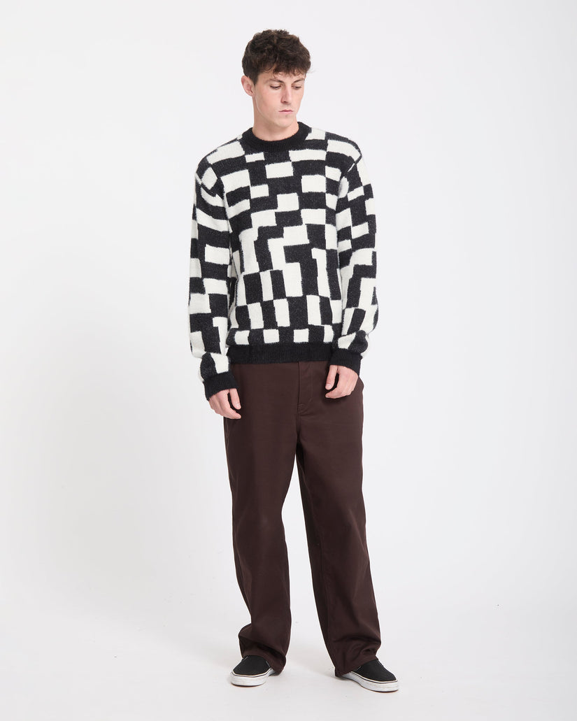 Pull Carrau Check - Black
