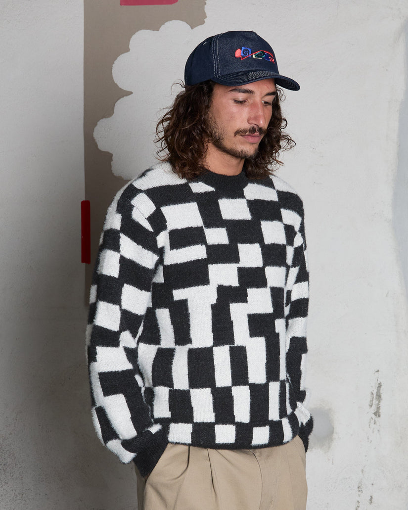 Pull Carrau Check - Black