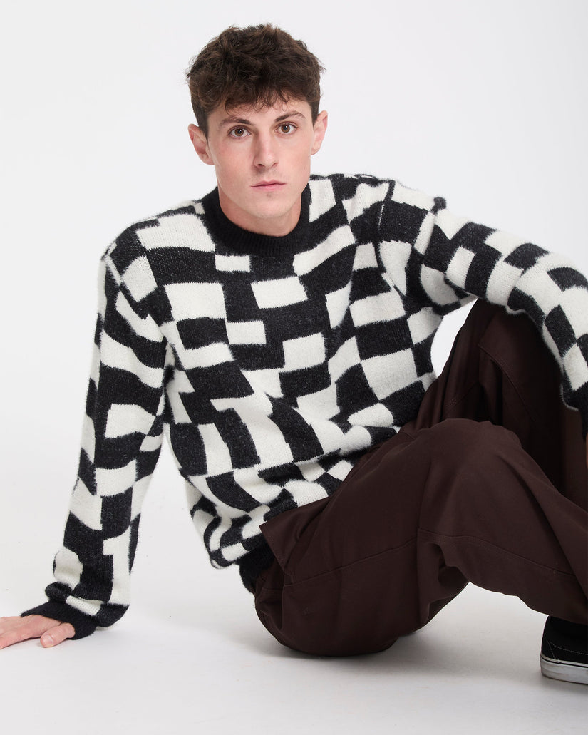 Pull Carrau Check - Black