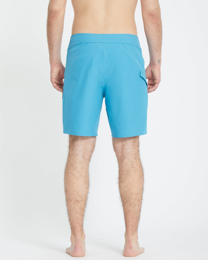 Boardshort Lido Solid Mod 18" - BAY BLUE