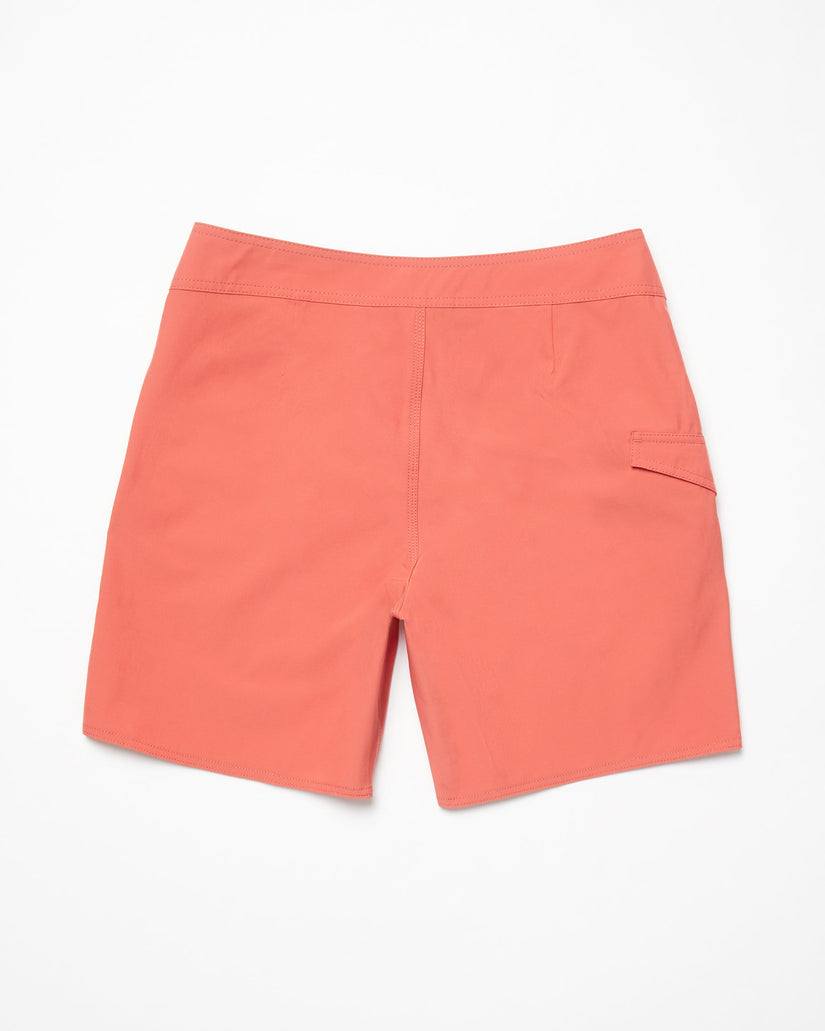 Boardshort Lido Solid Mod 18" - CRANBERRY