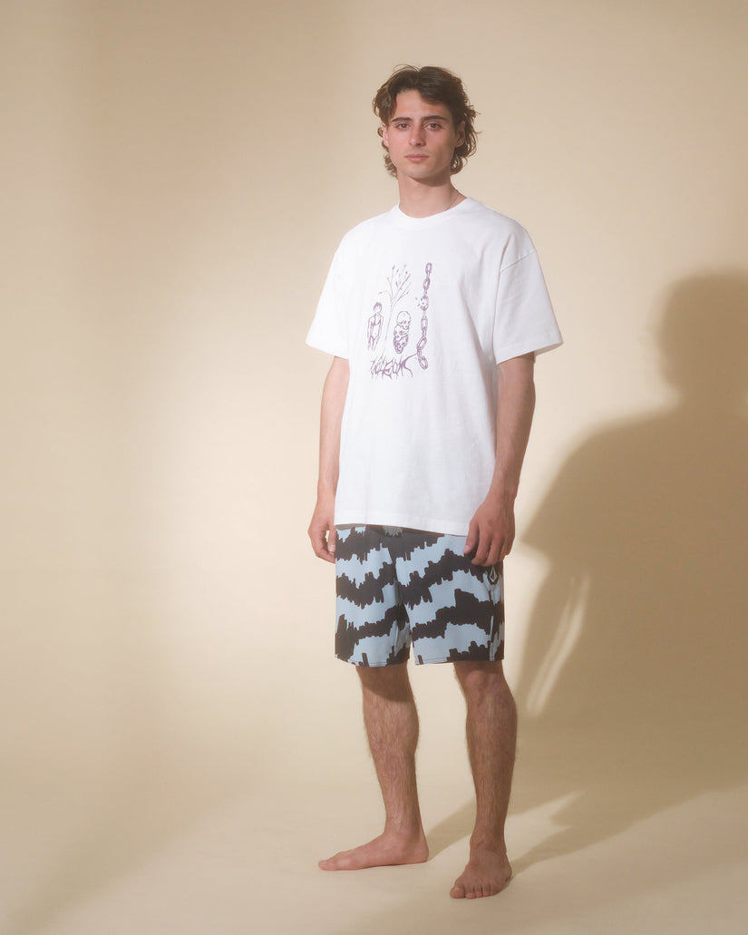 Boardshort Multifarious Mod 18" - CAROLINA BLUE