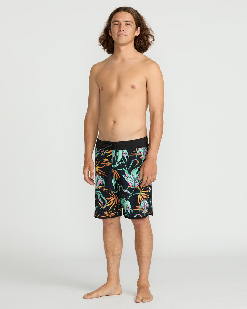 Boardshort Infuse Scallop Mod 19" - Black Green