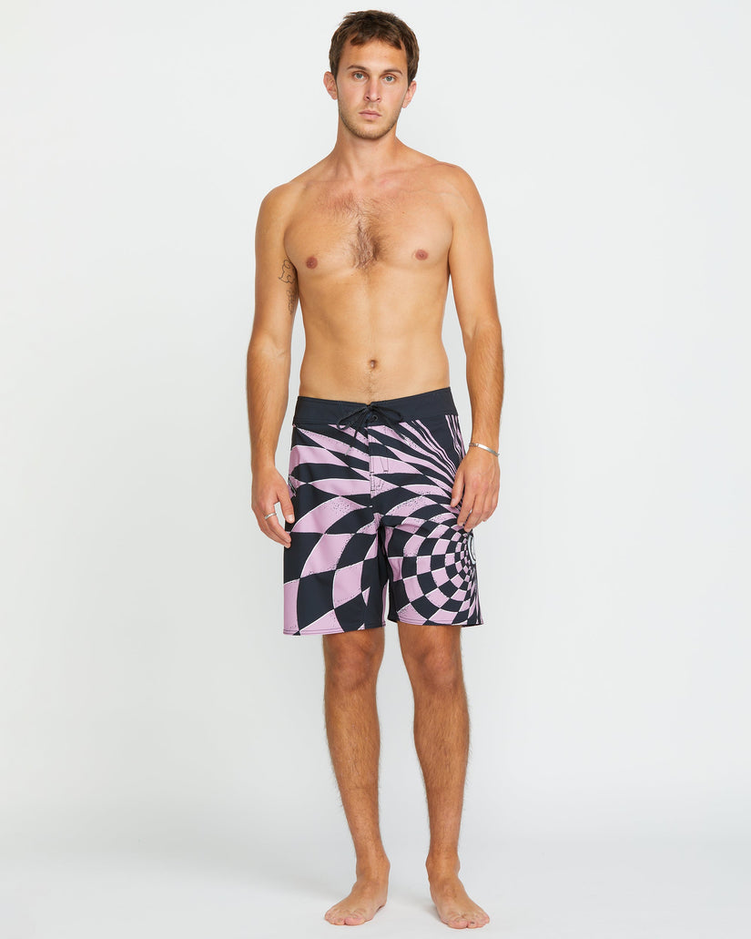 Boardshort Spiral Stn Mod 20" - STEEL PURPLE