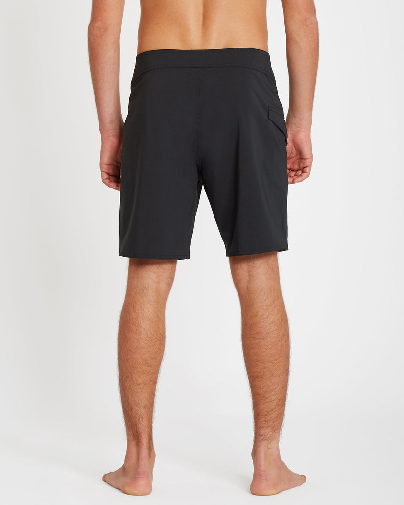 Boardshort Lido Solid Mod 18" - Black