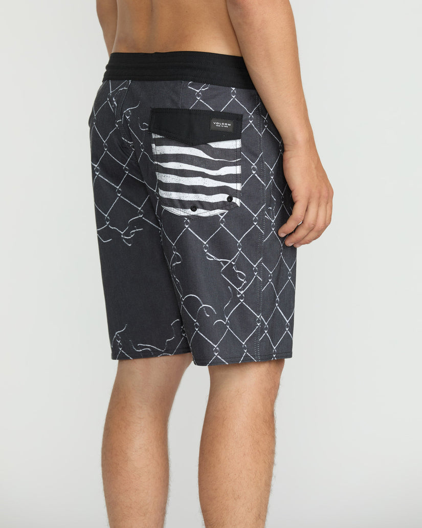 Boardshort Misdormeaner Stoney 19" - Black