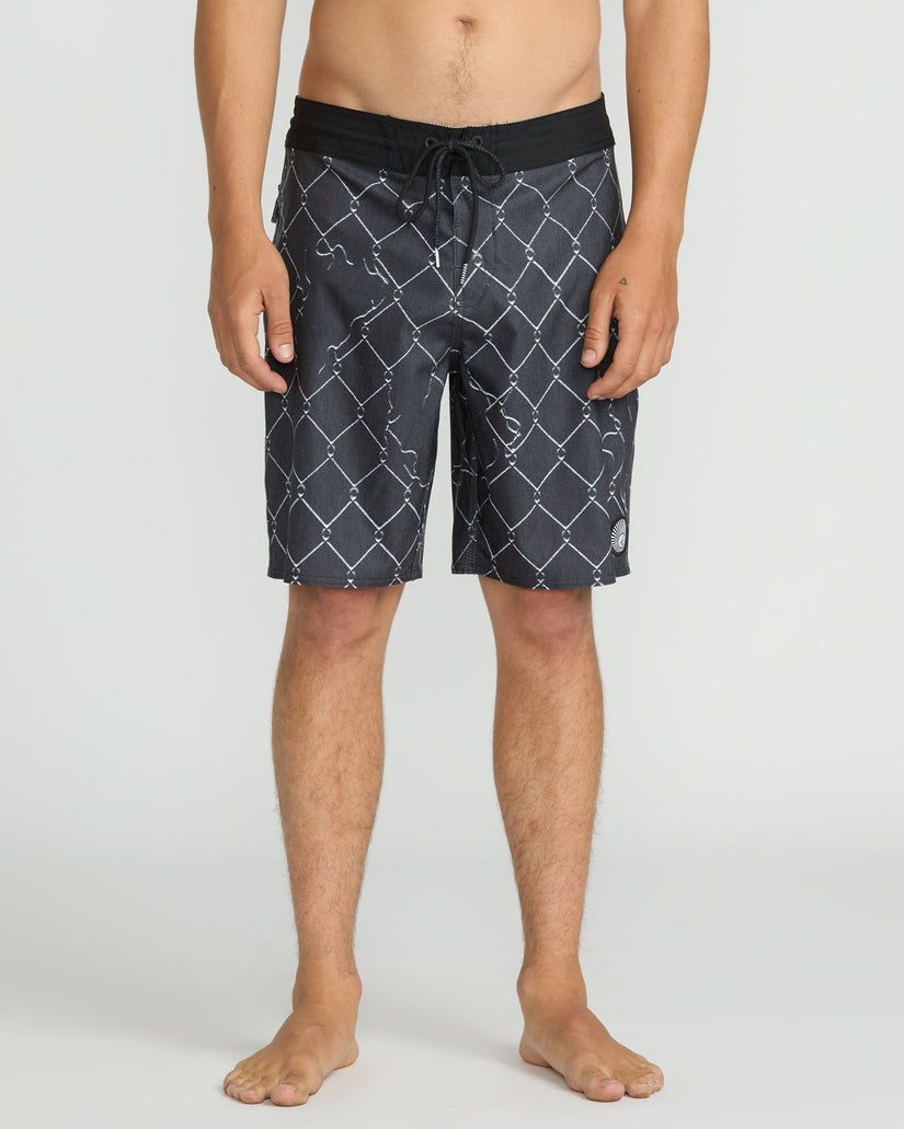 Boardshort Misdormeaner Stoney 19" - Black