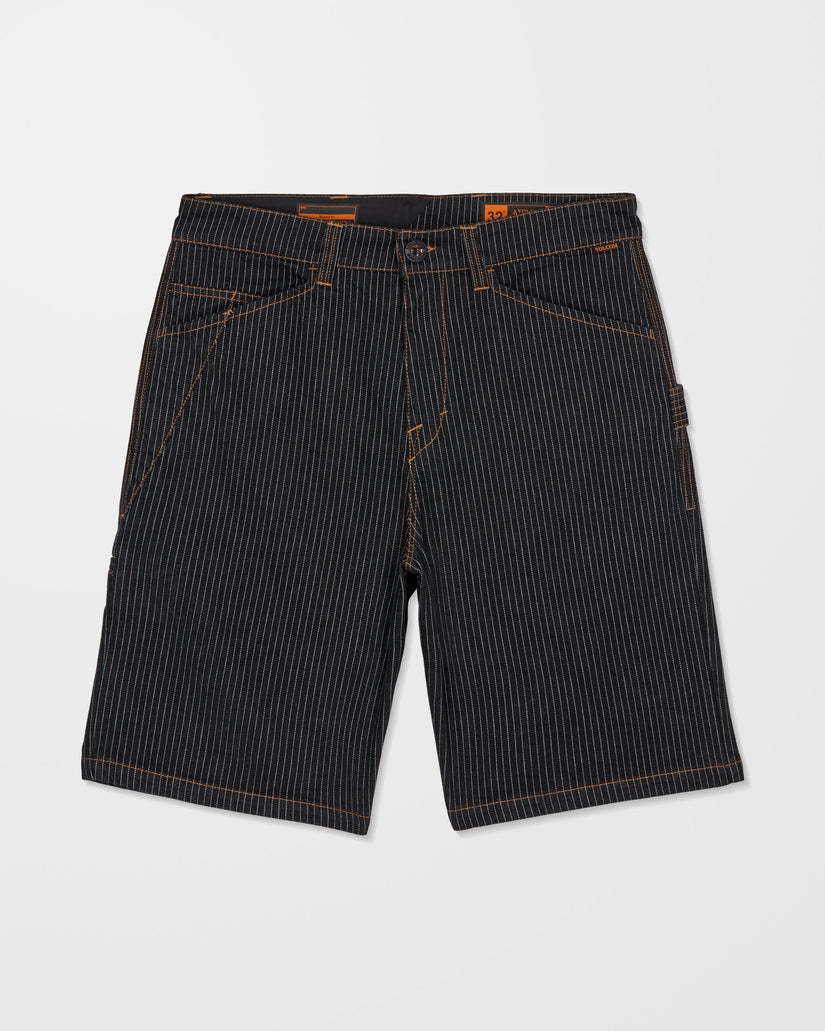 Short chino Work Dialed 22" - Black Stripe