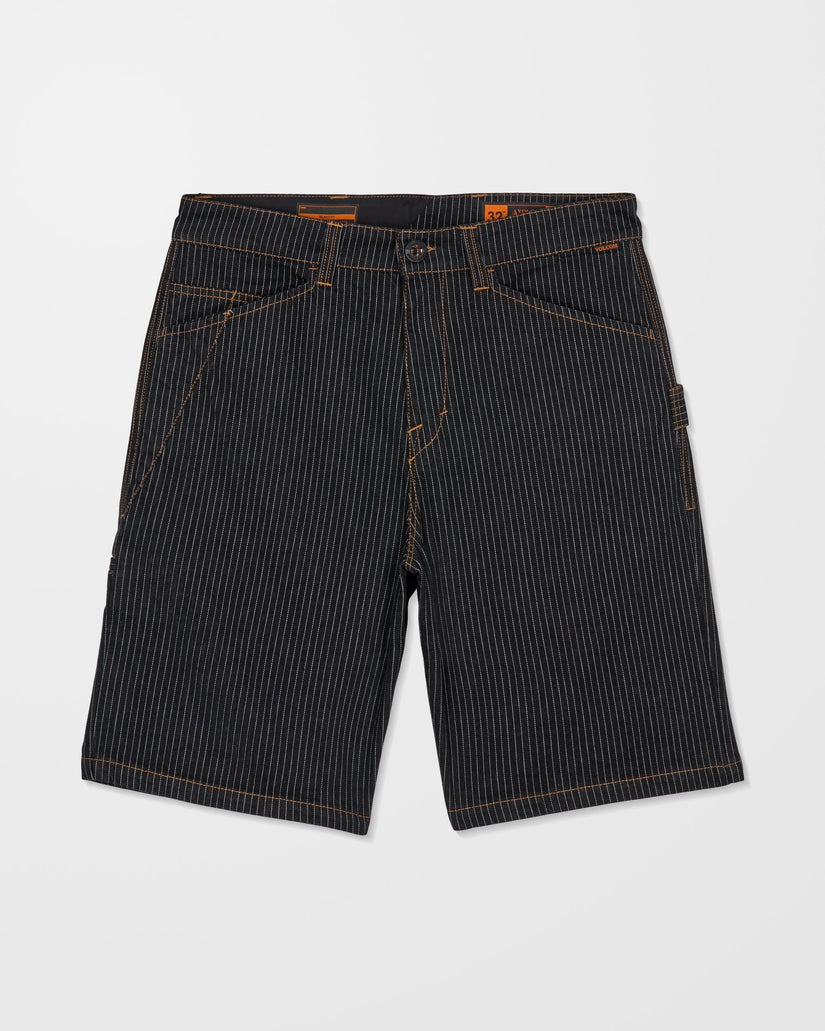 Short chino Work Dialed 22" - Black Stripe
