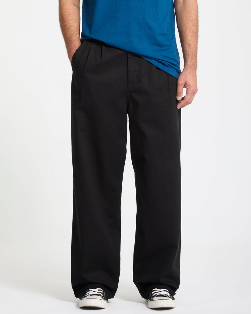 Pantalon Baggos Pleat - Black