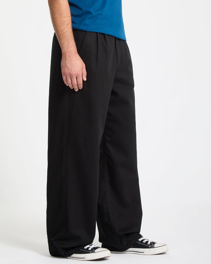 Pantalon Baggos Pleat - Black