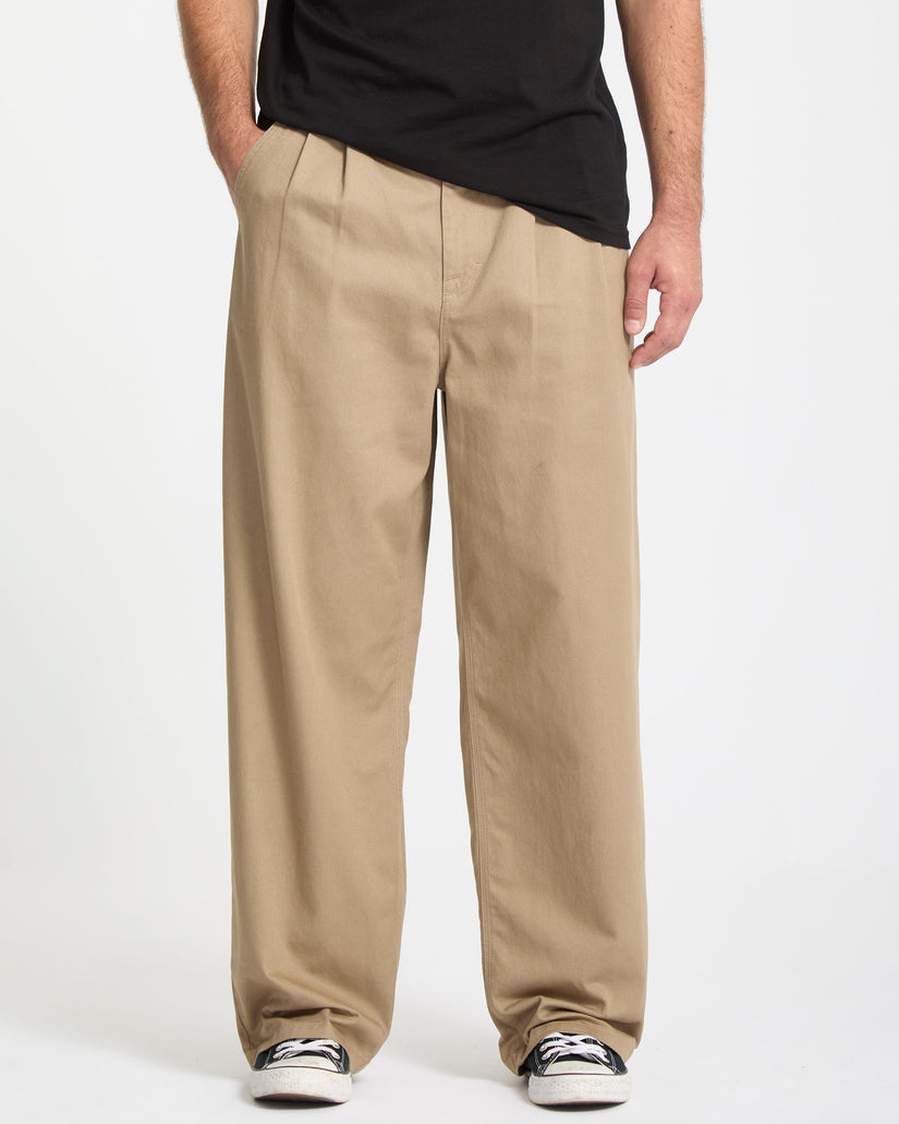 Pantalon Baggos Pleat - Khaki