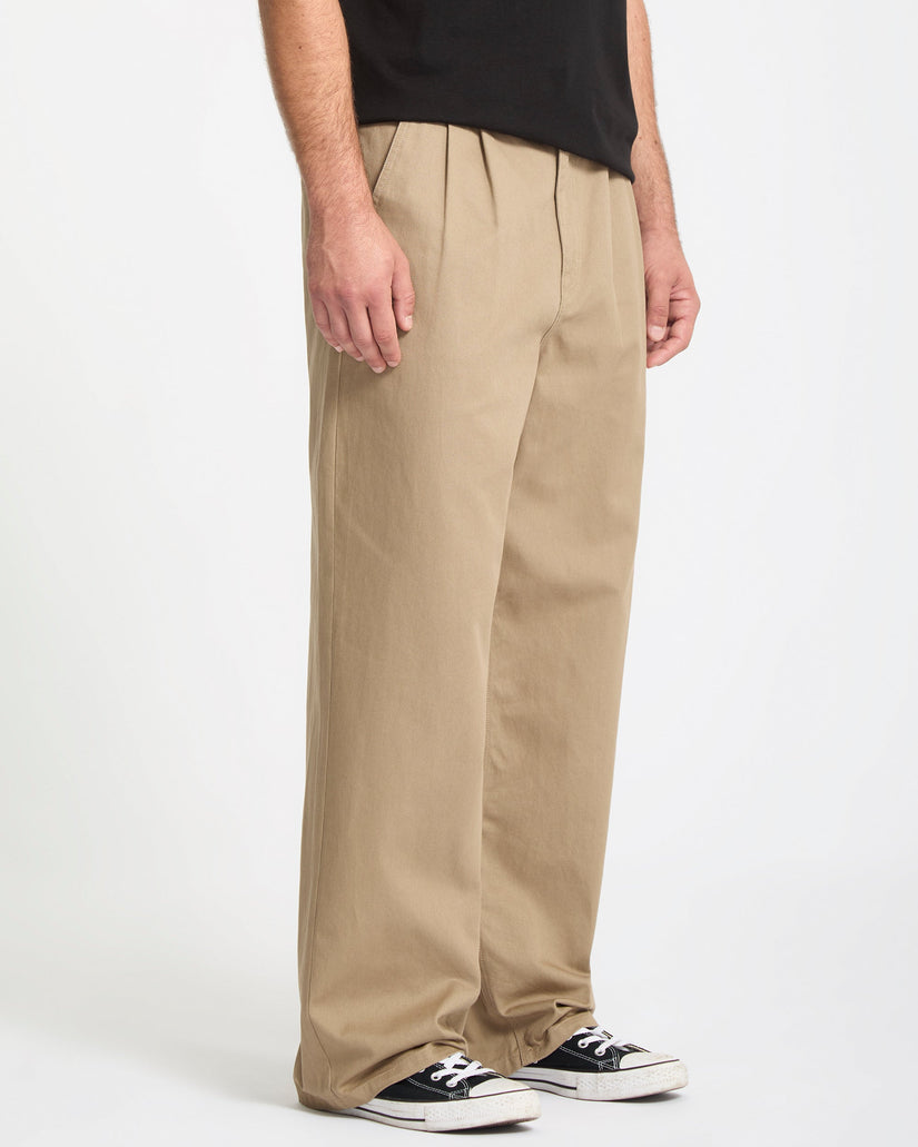 Pantalon Baggos Pleat - Khaki